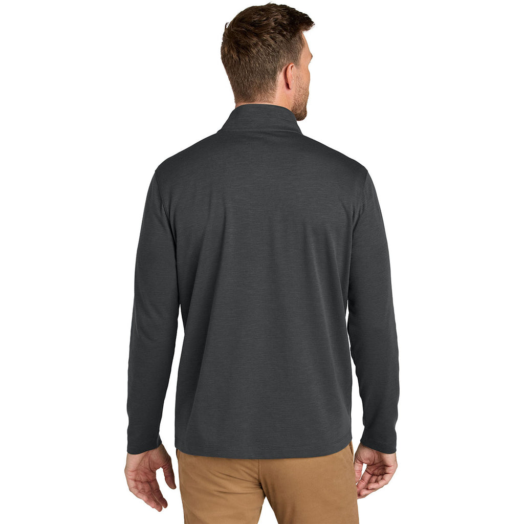 Port Authority Men's Grey Steel Breakwater 1/4-Zip Pullover