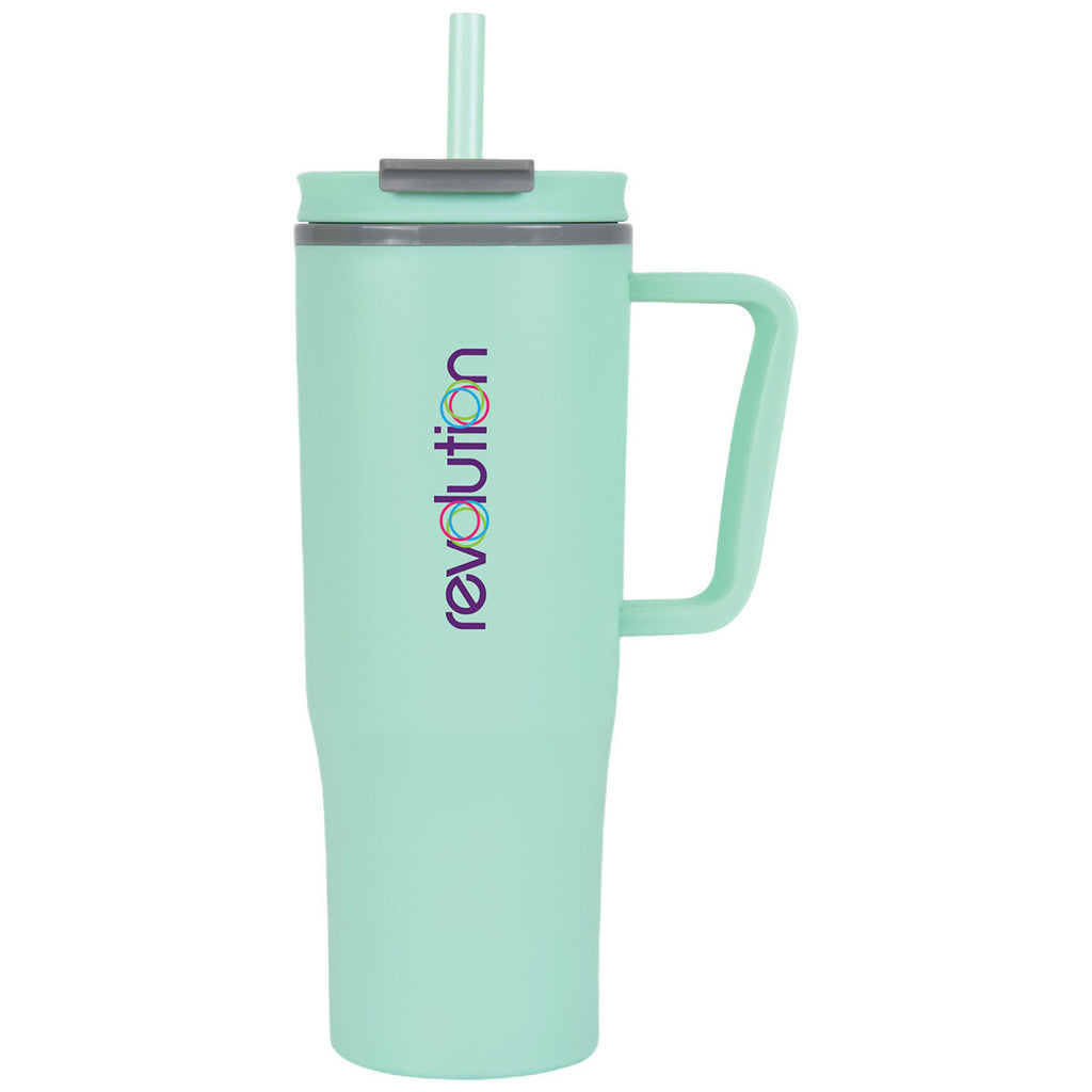 Logomark Green Agnew 30 oz. Double Wall Polypropylene Mug