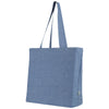 Logomark Navy Vitality 4.5 oz Recycled Cotton Tote Bag