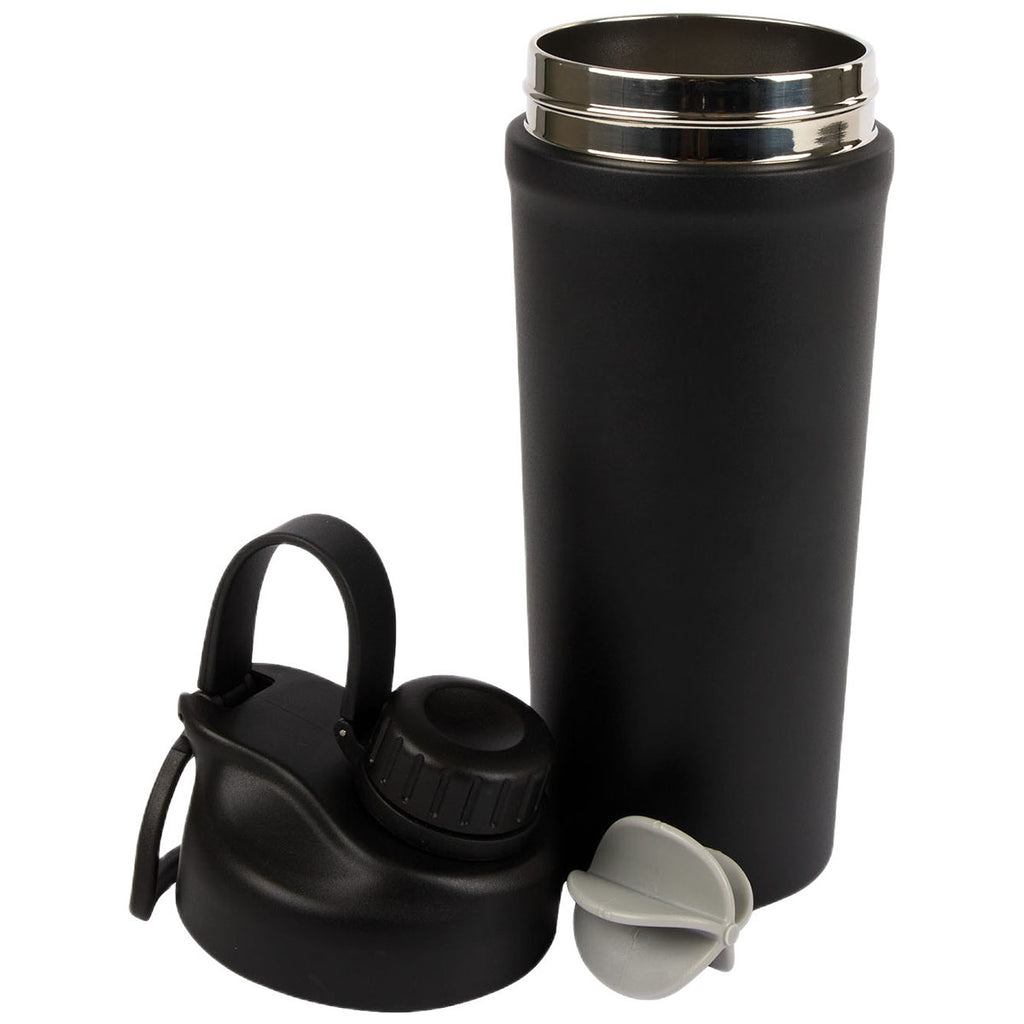 Logomark Black Longden 26 oz. Double Wall, Stainless Steel Shaker Bottle