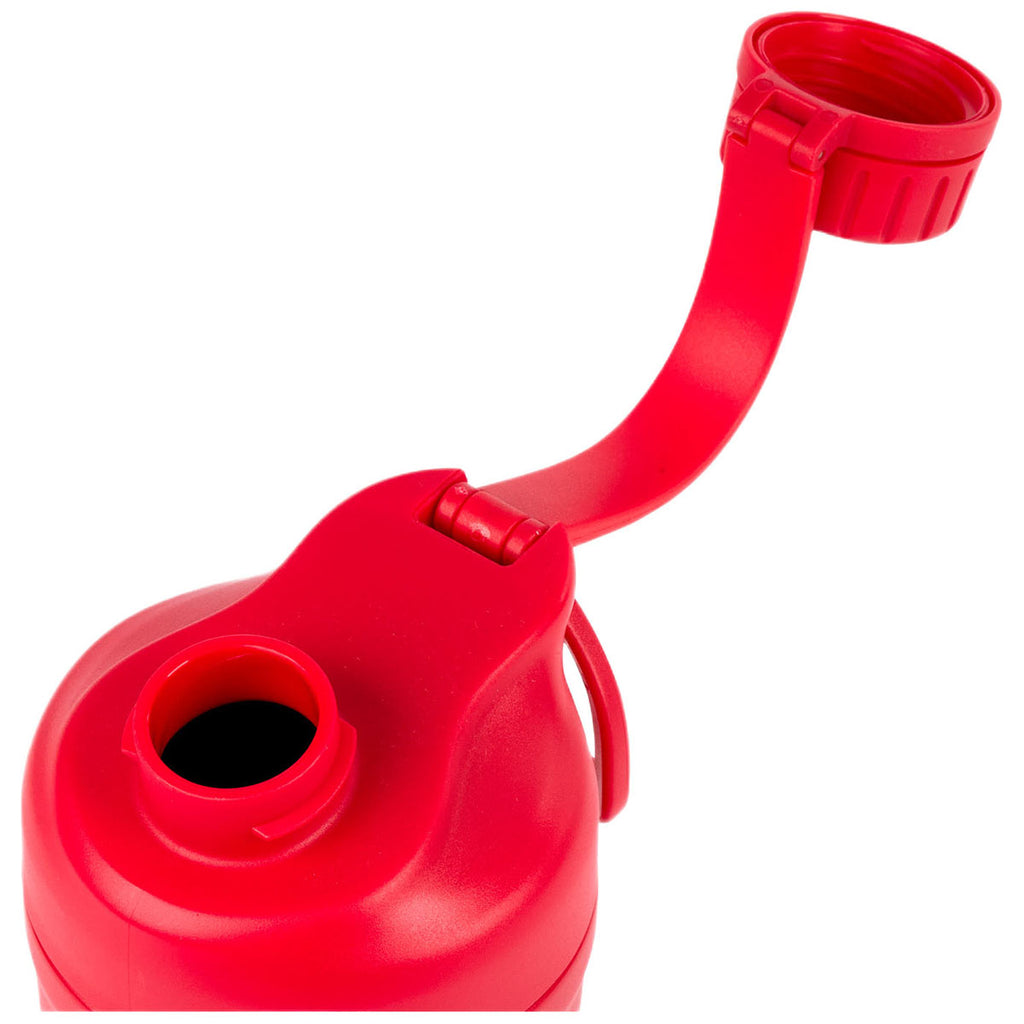 Logomark Red Longden 26 oz. Double Wall, Stainless Steel Shaker Bottle
