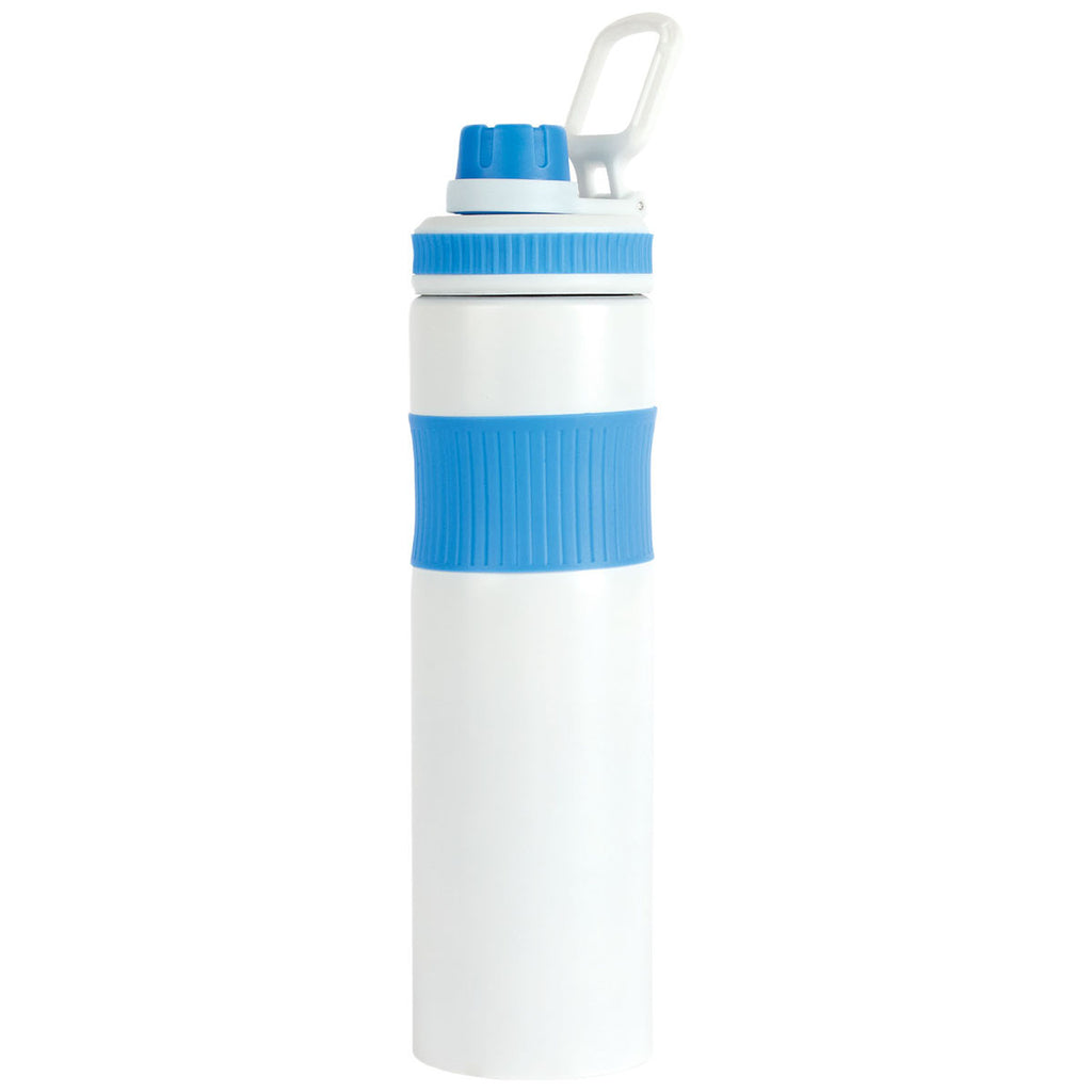 Logomark Light Blue Prescott 26 oz. Single Wall Recycled Stainless Steel Bottle