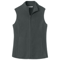 Port Authority Women's Grey Steel C-FREE Fleece Vest