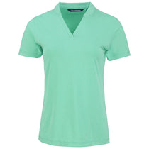 Cutter & Buck Women's Fresh Mint Heather Forge Heathered Stretch Blade Top