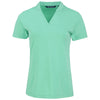 Cutter & Buck Women's Fresh Mint Heather Forge Heathered Stretch Blade Top