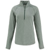 Cutter & Buck Women's Hunter Heather Peshastin Eco Recycled Half Zip Pullover