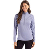 Cutter & Buck Women's Hyacinth Heather Peshastin Eco Recycled Half Zip Pullover