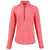 Cutter & Buck Women's Red Heather Peshastin Eco Recycled Half Zip Pullover