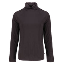 Cutter & Buck Women's Black Coastline Epic Comfort Eco Recycled Funnel Neck