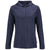 Cutter & Buck Women's Navy Blue Coastline Epic Comfort Eco Recycled Hooded Shirt