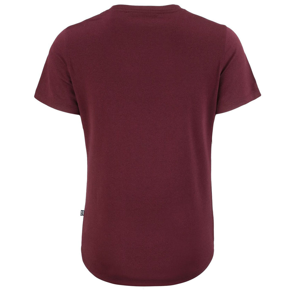 Cutter & Buck Women's Bordeaux Coastline Epic Comfort Recycled Short Sleeve Tee