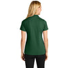 Port Authority Women's Hunter Green Dry Zone Stain-Release Grid Polo