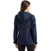 Clique Women's Dark Navy Telemark Eco Stretch Softshell Full Zip Hooded Jacket