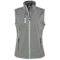 Clique Women's Pure Slate Telemark Eco Stretch Softshell Vest