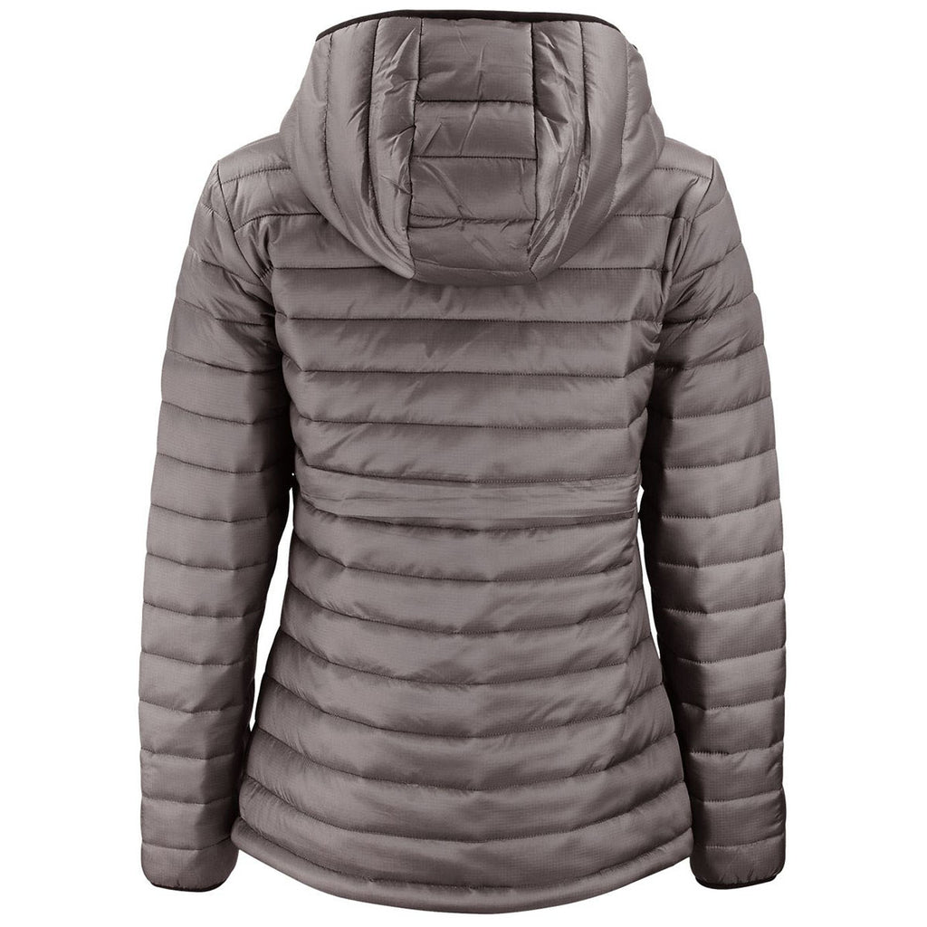 Clique Women's Pure Slate Valhalla Full Zip Puffer Jacket
