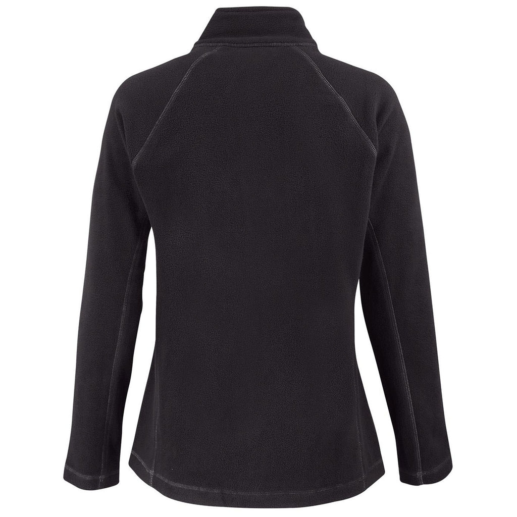 Clique Women's Black Powder Fleece Full Zip Jacket