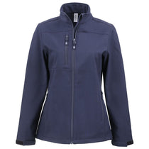 Clique Women's Dark Navy Tempest Waterproof Full Zip Softshell Jacket