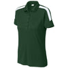 Sport-Tek Women's Forest Green/ White Competitor United Polo