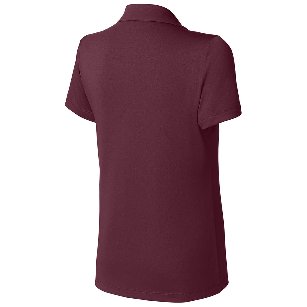 Sport-Tek Women's Maroon/ White Competitor United Polo