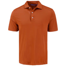 Cutter & Buck Men's Texas Orange Forge Eco Stretch Recycled Polo