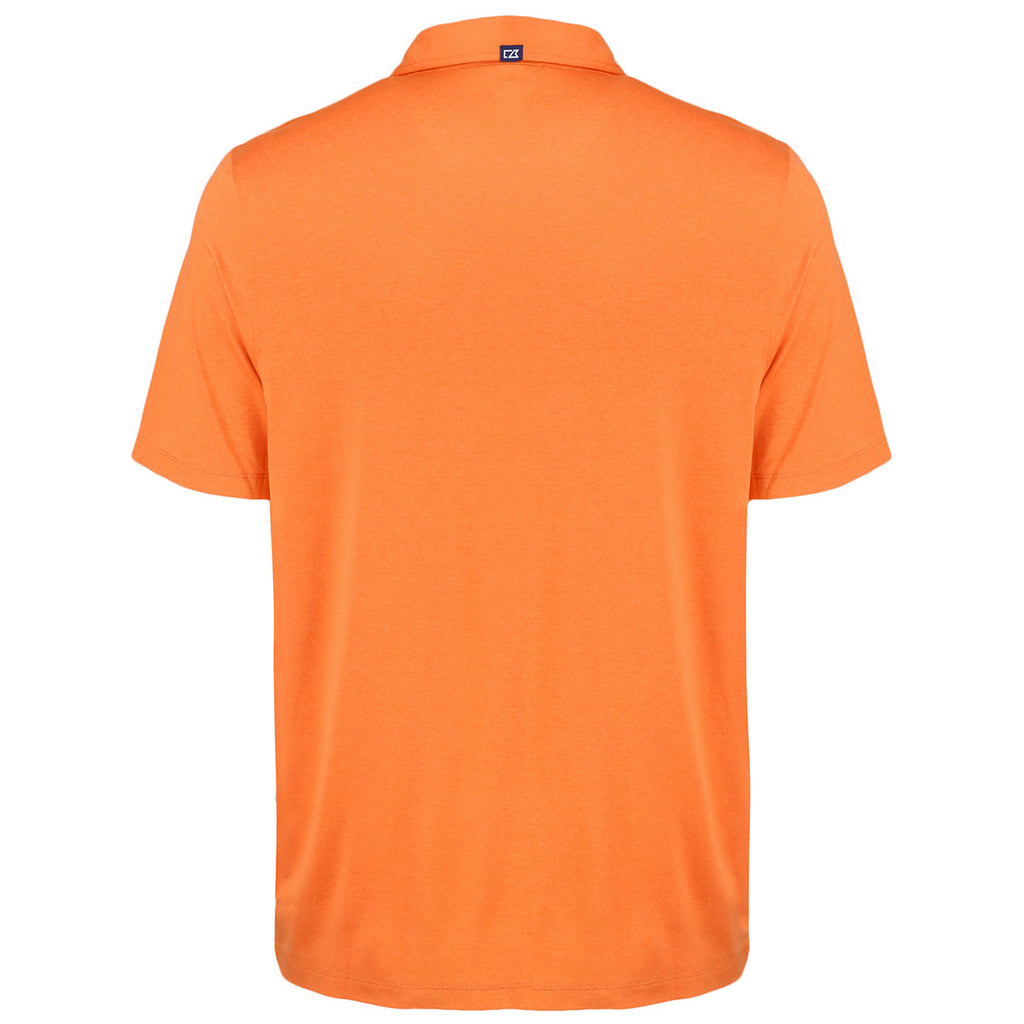 Cutter & Buck Men's College Orange Coastline Epic Comfort Eco Recycled Polo