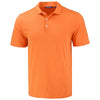 Cutter & Buck Men's College Orange Coastline Epic Comfort Eco Recycled Polo