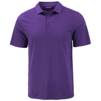 Cutter & Buck Men's College Purple Coastline Epic Comfort Eco Recycled Polo