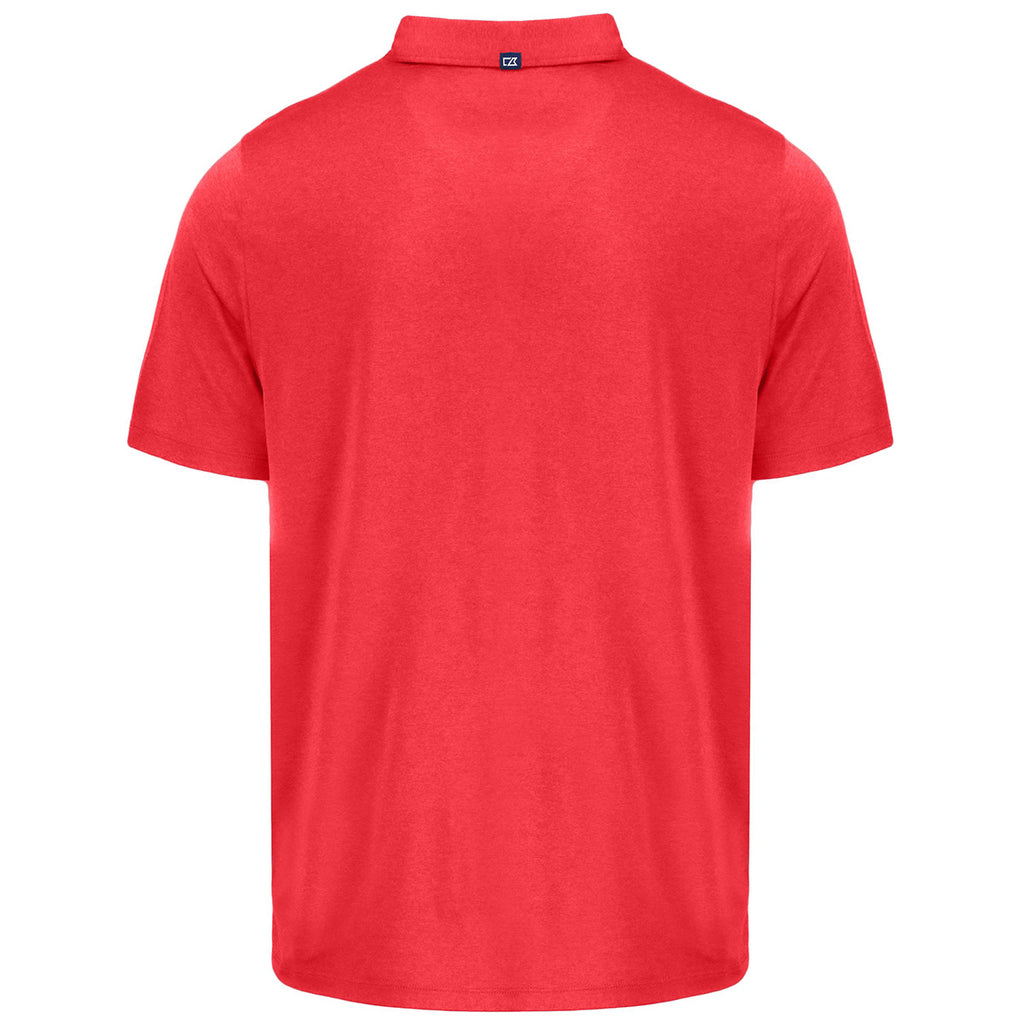 Cutter & Buck Men's Red Coastline Epic Comfort Eco Recycled Polo