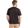 Cutter & Buck Men's Black Coastline Epic Comfort Recycled Short Sleeve Tee