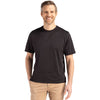 Cutter & Buck Men's Black Coastline Epic Comfort Recycled Short Sleeve Tee