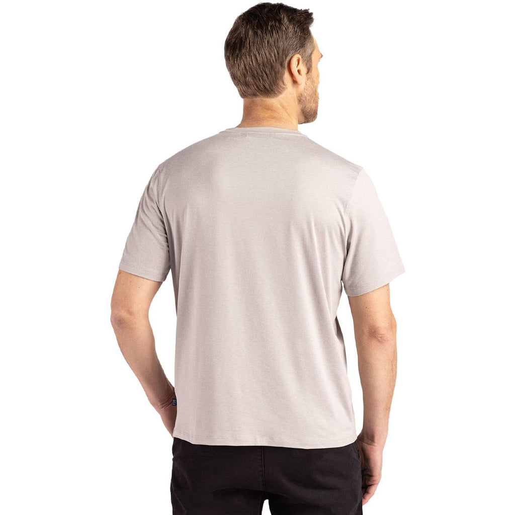 Cutter & Buck Men's Concrete Coastline Epic Comfort Recycled Short Sleeve Tee