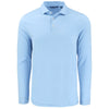 Cutter & Buck Men's Atlas Coastline Epic Comfort Recycled Long Sleeve Polo