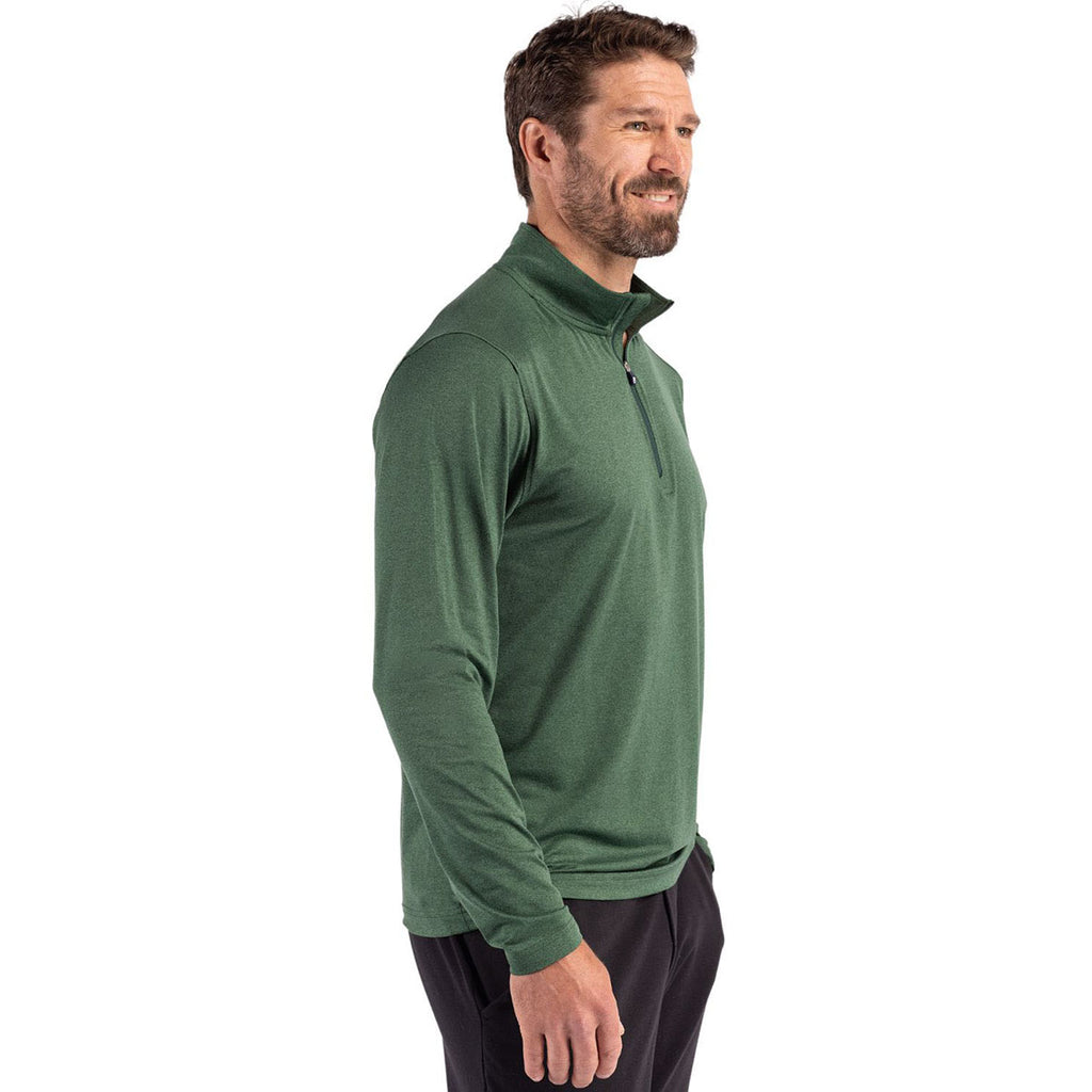 Cutter & Buck Men's Hunter Coastline Epic Comfort Recycled Quarter Zip