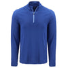 Cutter & Buck Men's Tour Blue Coastline Epic Comfort Recycled Quarter Zip