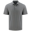 Cutter & Buck Men's Elemental Grey Advantage Refresh Epic Confidence Recycled Tri-Blend Pique Polo