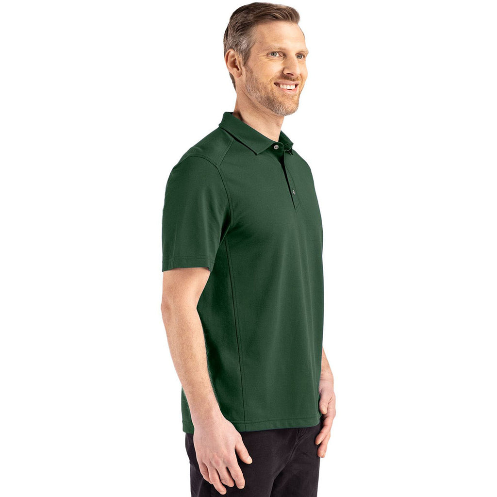 Cutter & Buck Men's Hunter Advantage Refresh Epic Confidence Recycled Tri-Blend Pique Polo