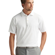 Peter Millar Men's White Solid Performance Jersey Polo