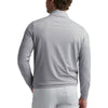 Peter Millar Men's Gale Grey Perth Melange Performance Quarter Zip