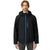 Ororo Men's Black Paragon Classic Heated Jacket - Blue Zipper