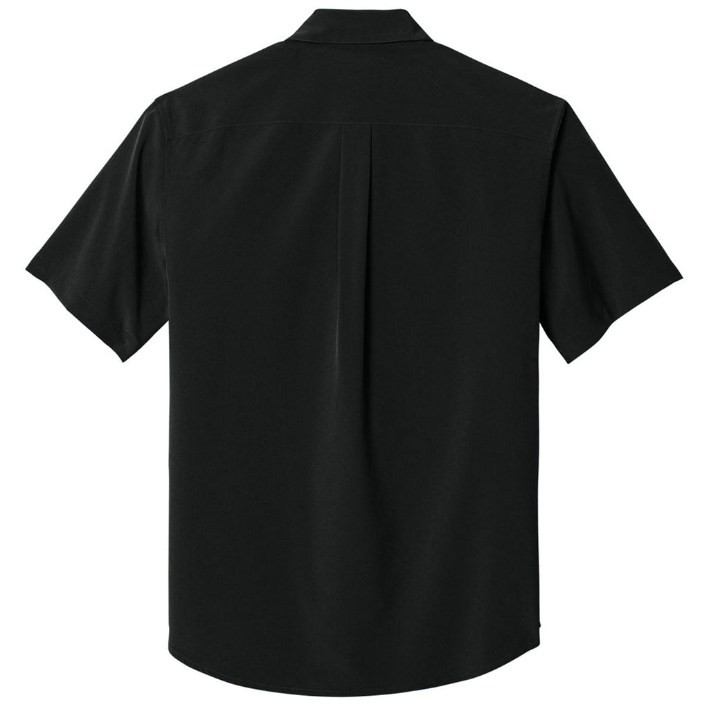 Mercer+Mettle Men's Deep Black Short Sleeve UV Capital Tech Shirt