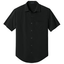 Mercer+Mettle Men's Deep Black Short Sleeve UV Capital Tech Shirt