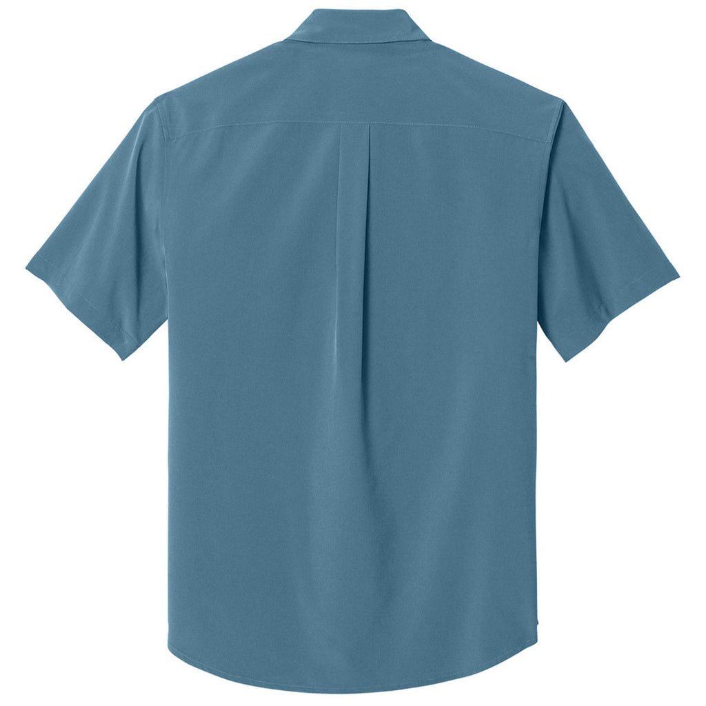 Mercer+Mettle Men's Harbor Blue Short Sleeve UV Capital Tech Shirt