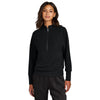 Mercer+Mettle Women's Deep Black Linear Texture 1/4-Zip