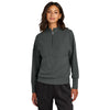 Mercer+Mettle Women's Storm Grey Linear Texture 1/4-Zip