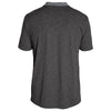 ANETIK Men's Charcoal Heathered Transit Tech Polo