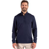 Clique Men's Dark Navy Haven Recycled Quarter Zip Pullover