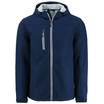 Clique Men's Dark Navy Telemark Eco Stretch Softshell Full Zip Hooded Jacket