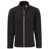 Clique Men's Black/Pure Slate Tempo Stretch Full Zip Softshell Jacket