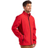 Clique Men's Red/Black Tempo Stretch Full Zip Softshell Jacket