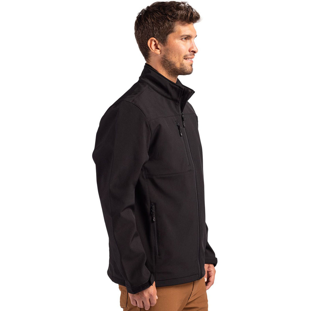 Clique Men's Black Tempest Waterproof Full Zip Softshell Jacket